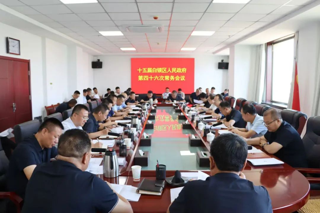 区政府召开第46次常务会议